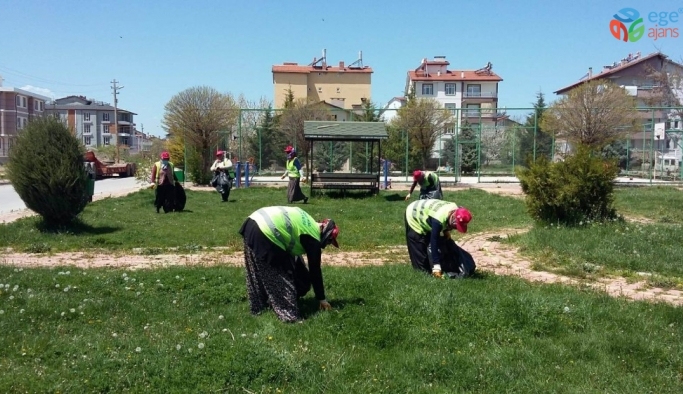 Beyşehir’in park ve bahçeleri kadınlara emanet