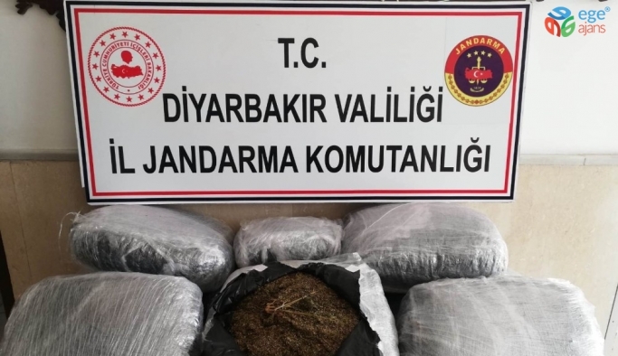 Diyarbakır’da 47 kilo 100 gram esrar ele geçirildi