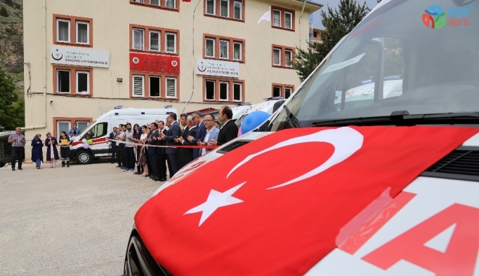 Gümüşhane’de 7 yeni ambulans hizmete alındı