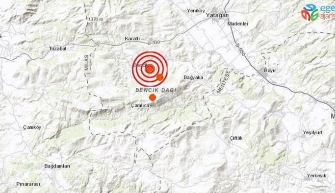 Muğla’da korkutan depremler