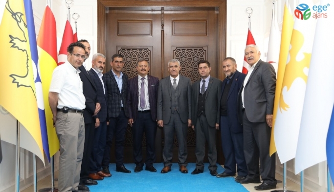 Muhtarlardan Başkan Gürkan’a ziyaret