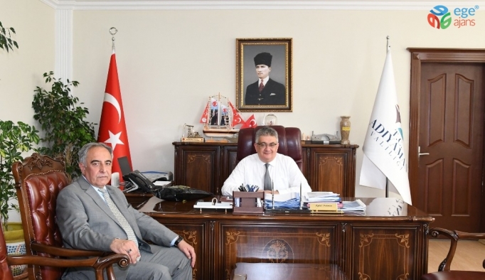 Rektör Turgut Vali Pekmez ile bir araya geldi