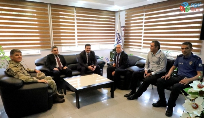 Vali Arslantaş’tan, Kemah belediye başkanı Aslan’a ziyaret