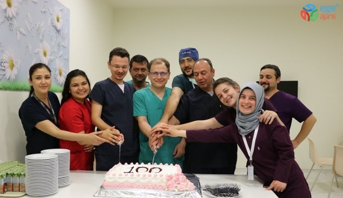 100’üncü başarılı By - Pass’a pastalı kutlama