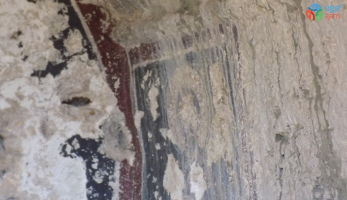 Aydın’da 2 bin yıllık Hz. İsa olduğu iddia edilen kaya resmi defineciler tarafından tahrip etti