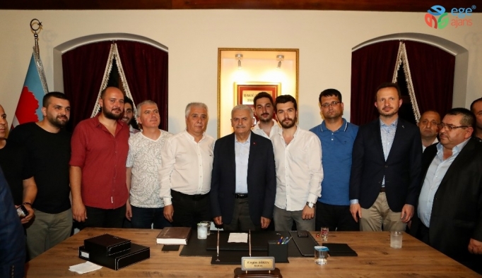 Binali Yıldırım’dan Manav Türkleri Dernekleri Federasyonu ziyareti