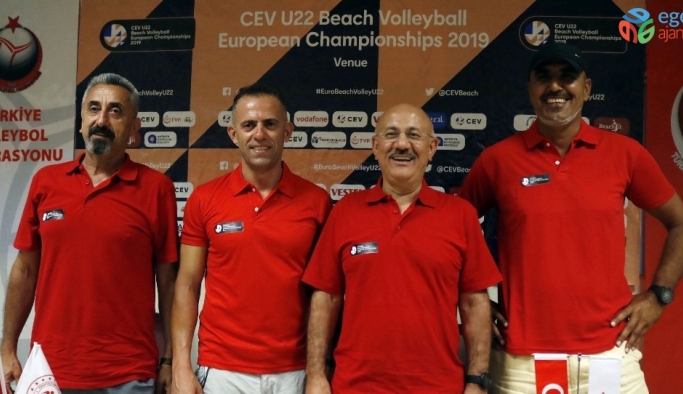 Antalya’da, Avrupa U22 Plaj Voleybolu Şampiyonası başlıyor
