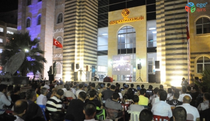 Cizre’de 15 Temmuz Demokrasi ve Milli Birlik Günü etkinliği