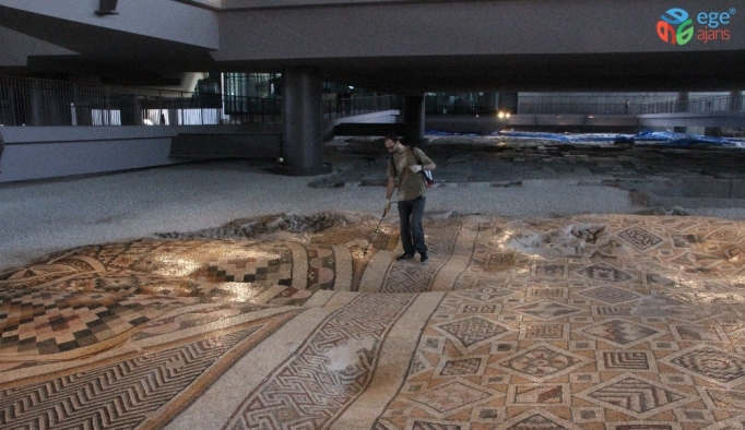 Dev mozaiğin yer aldığı müze otelde sona yaklaşıldı