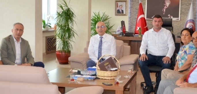 Gökçeada Belediye Başkanından Rektör Prof. Dr. Sedat Murat’a ziyaret