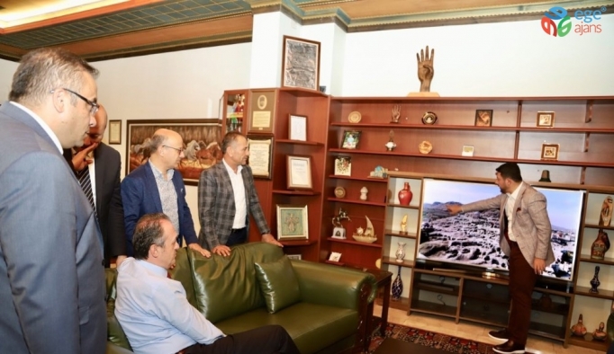 Kültür Varlıkları ve Müzeler Genel Müdürü Gökhan Yazgı, Başkan Arı’yı ziyaret etti