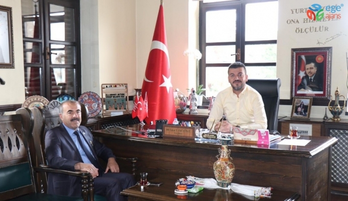 Milli Eğitim Müdürü Demir, Belediye Başkanı Aktürk’ü ziyaret etti