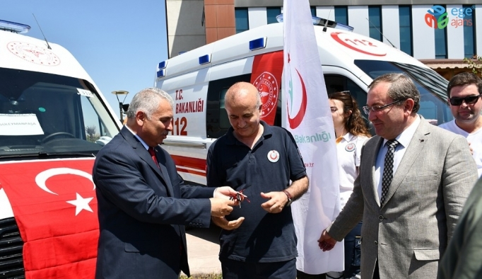 Tekirdağ’da 6 ambulans dağıtıldı