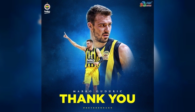 Fenerbahçe’den Guduric’e teşekkür