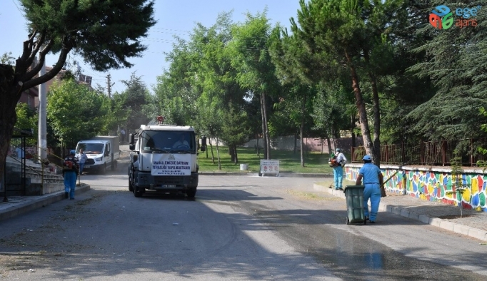 Isparta Belediyesi’nden mahallelerde bayram temizliği