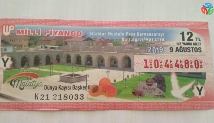 Milli Piyango biletlerinde Malatya’ya yer verildi