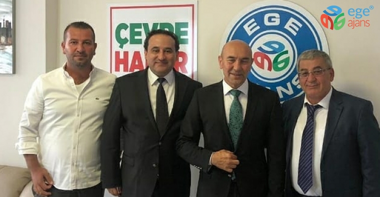 İzmir Büyükşehir Belediye Başkanı Tunç Soyer, Ege Ajans'ı ziyaret etti.