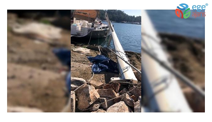 Fethiye'de yelkenli teknenin direği devrildi! 1 kişi hayatını kaybetti