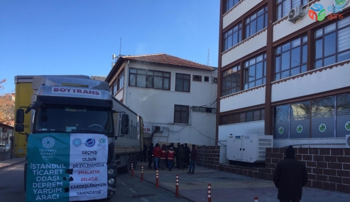 Kayseri’deki Odaların Yardım Tırları Deprem Bölgesine Ulaştı