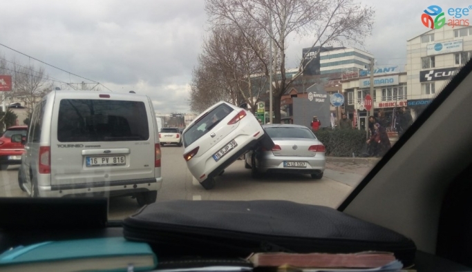 Bursa’da ilginç kaza