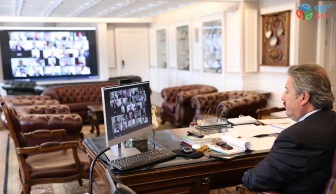 Başkan Palancıoğlu, telekonferans ile bakanlığa taleplerini iletti
