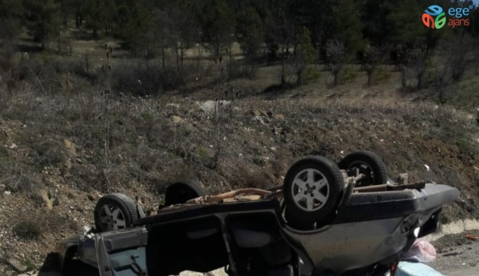 Kastamonu’da menfeze çarpan otomobil takla attı: 1 ölü, 1 yaralı