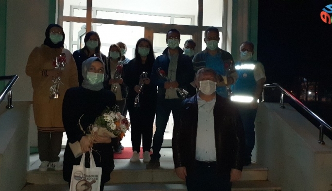Osmancık’ta sağlık çalışanlarına alkışlı destek