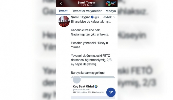 Sosyal medya hesaplarını yöneten FETÖ üyesi yakalandı