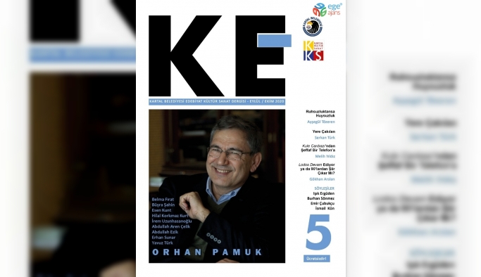 “KE” 5. Sayısında Nobel Ödüllü Yazar Orhan Pamuk’u selamlıyor