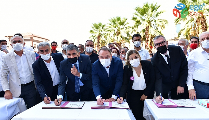 Çiğli’de İzmir’in en yüksek oranlı toplu iş sözleşmesi imzalandı