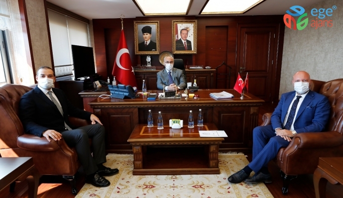 EGİAD Başkanı İzmir Valisi Yavuz Selim Köşger’e Ziyarette Bulundu