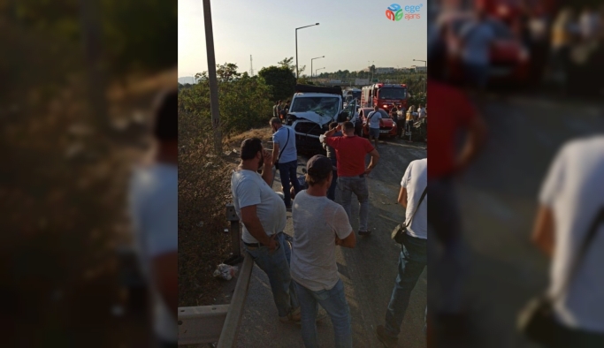 İzmir’de feci kaza: 1 ölü, 4 yaralı
