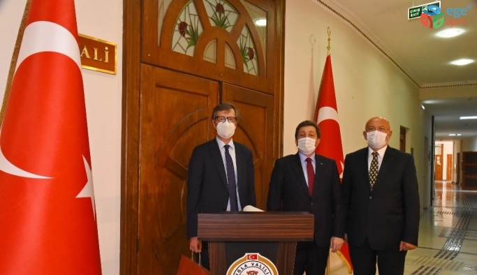 Avusturya Ankara Büyükelçisi Johannes Wimmer Vali Tavlı’yı ziyaret etti