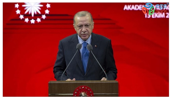 Cumhurbaşkanı Erdoğan'dan üniversitelerde yüz yüze eğitim açıklaması