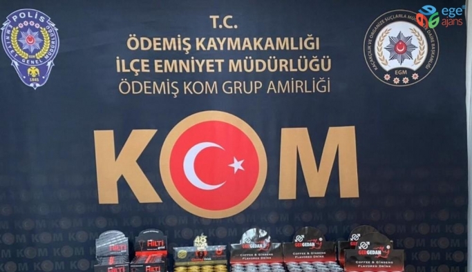 İzmir’de cinsel içerikli ürün ve uyuşturucu operasyonu