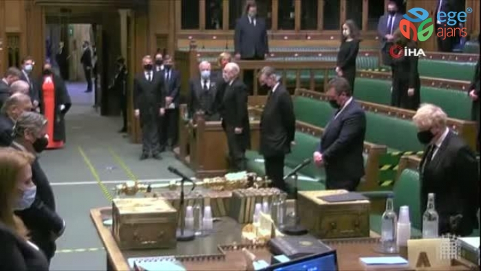 İngiltere parlamentosunda Prens Philip anısına saygı duruşu