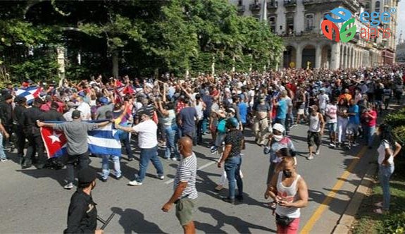 Küba’da protestolar sürüyor: Her şeyin sorumlusu ABD