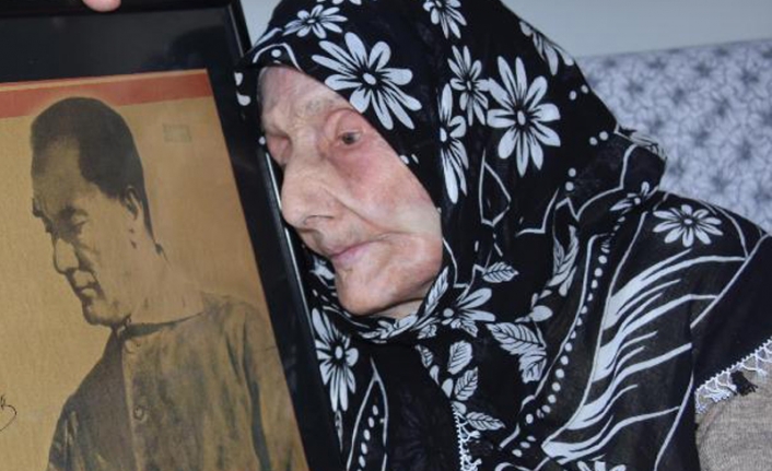 104 yaşındaki Atiye Teyze gözyaşlarıyla 10 Kasım'ı anlattı