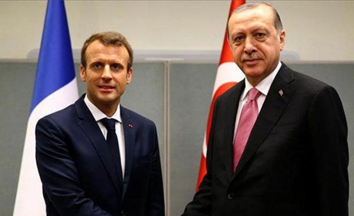 Erdoğan, Macron ile telefonda görüştü