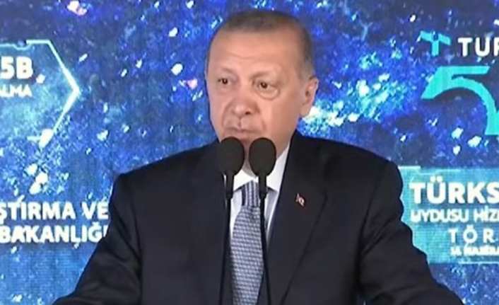 Cumhurbaşkanı Erdoğan Türksat 5B'yi hizmete aldı