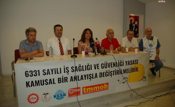 İzmir'den İş Sağlığı Güvenliği Yasası tepkisi