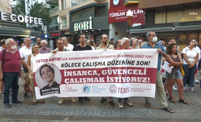 İzmir'de 'Zehra Bayır' protestosu