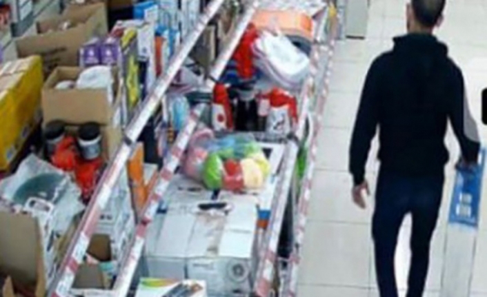 Zincir marketleri hedef seçen hırsız kıskıvrak yakalandı