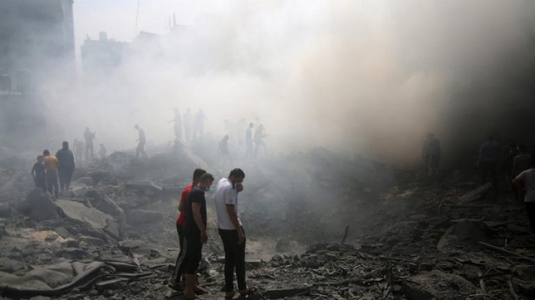 Gazze'de 5 bin 500 bina tamamen yıkıldı