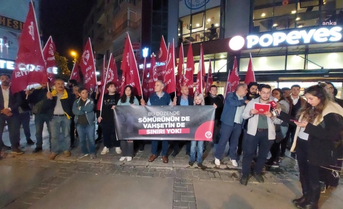 TİP 'yakılan madenci' için İzmir'de sokağa çıktı: Lanet ediyoruz!
