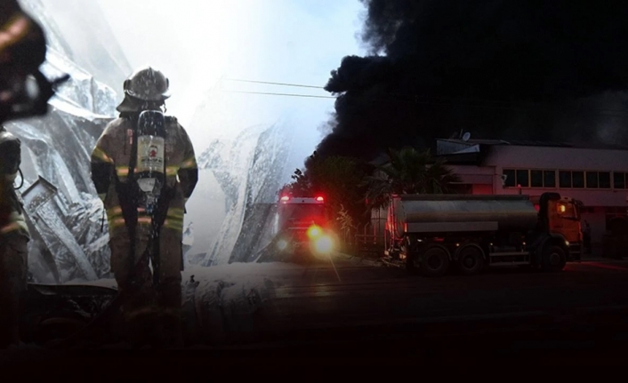 Sanayi bölgesinde korkutan yangın! Alevler kontrol altına alındı