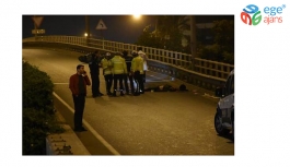 İzmir'de motosiklet kazası!