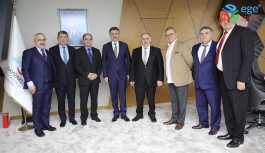Almanya’da yaşayan Türk iş adamlarından Başkan Sandal'a ziyaret