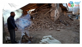 Elazığ'ın Sivrice ilçesine bağlı Çevrimtaş Köy'ü depremde tamamen yok oldu