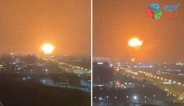 Dubai'de büyük patlama! Görüntüler dehşet verici